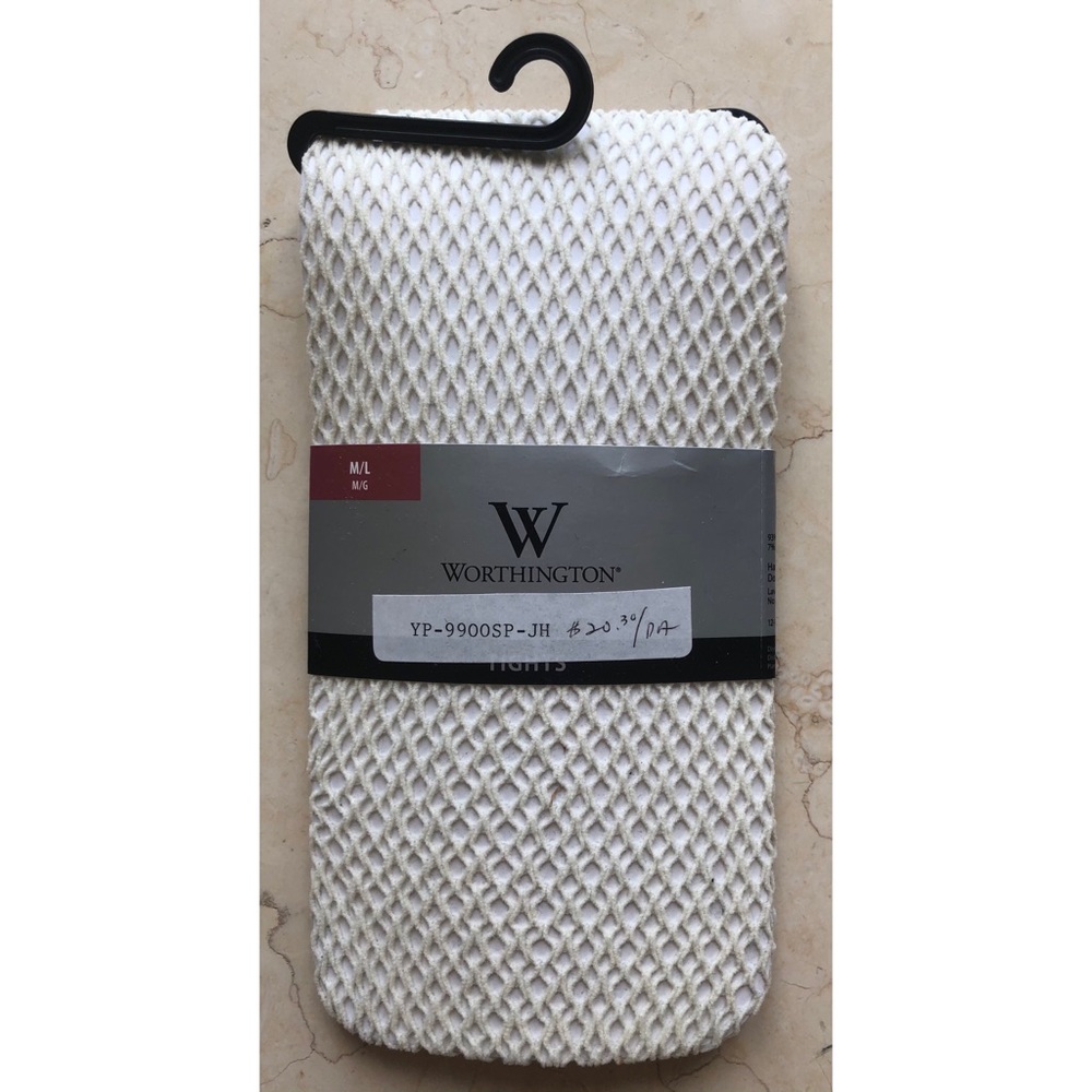 NWT Worthington Ivory Tights